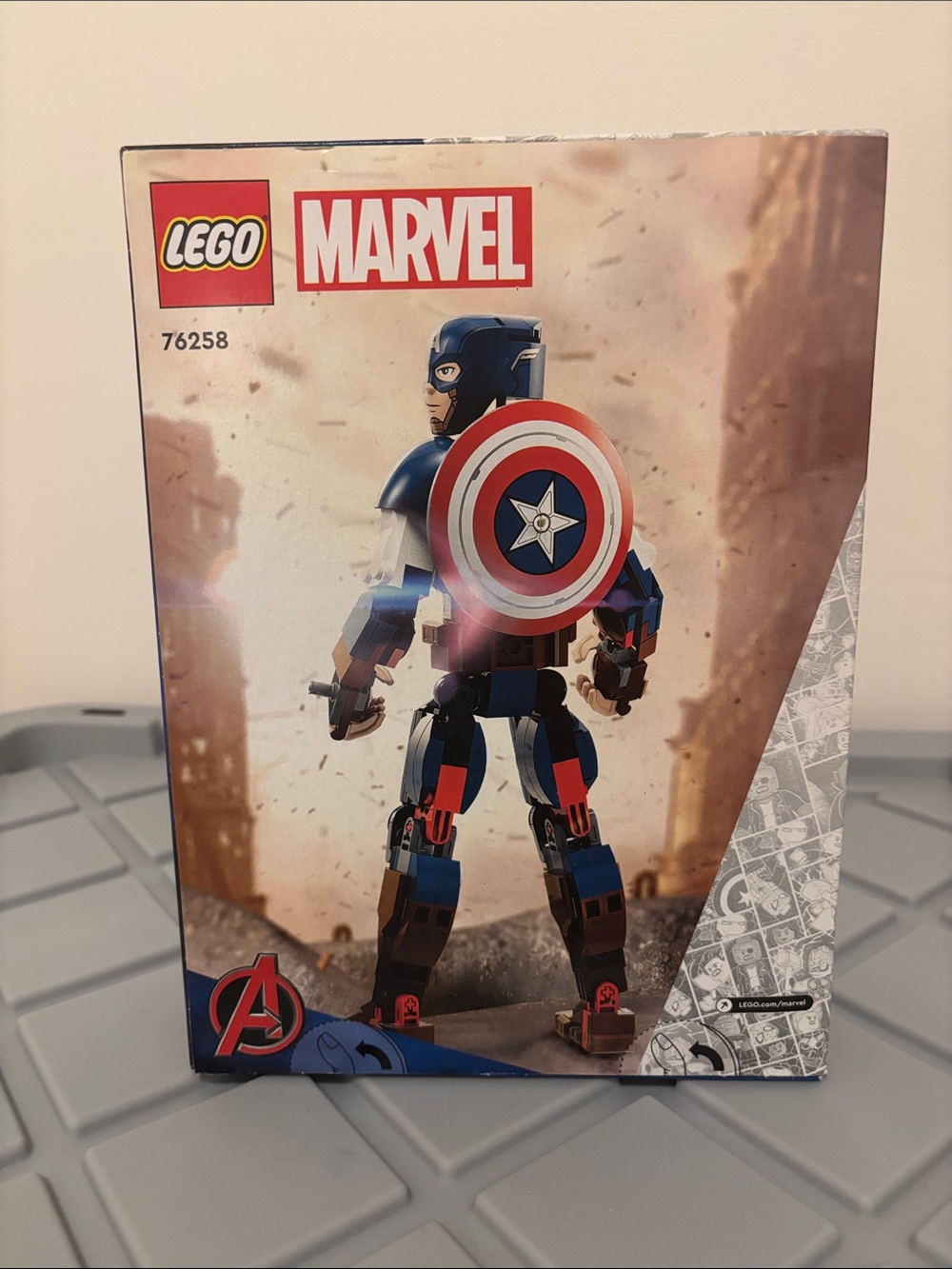 LEGO Marvel Captain America Construction Figure 76258 New